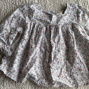 Girls floral top 3/4 sleeve